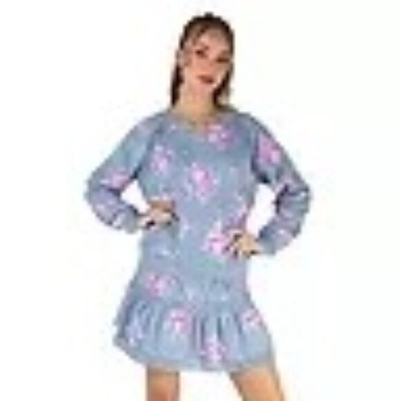 Treasures by Shabby Chic Women's Fleece Sweatshirt Md NWT‎ - Picture 1 of 4